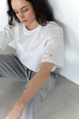 GoldBee Basic Organic Tričko White (Barva White, Velikost S)