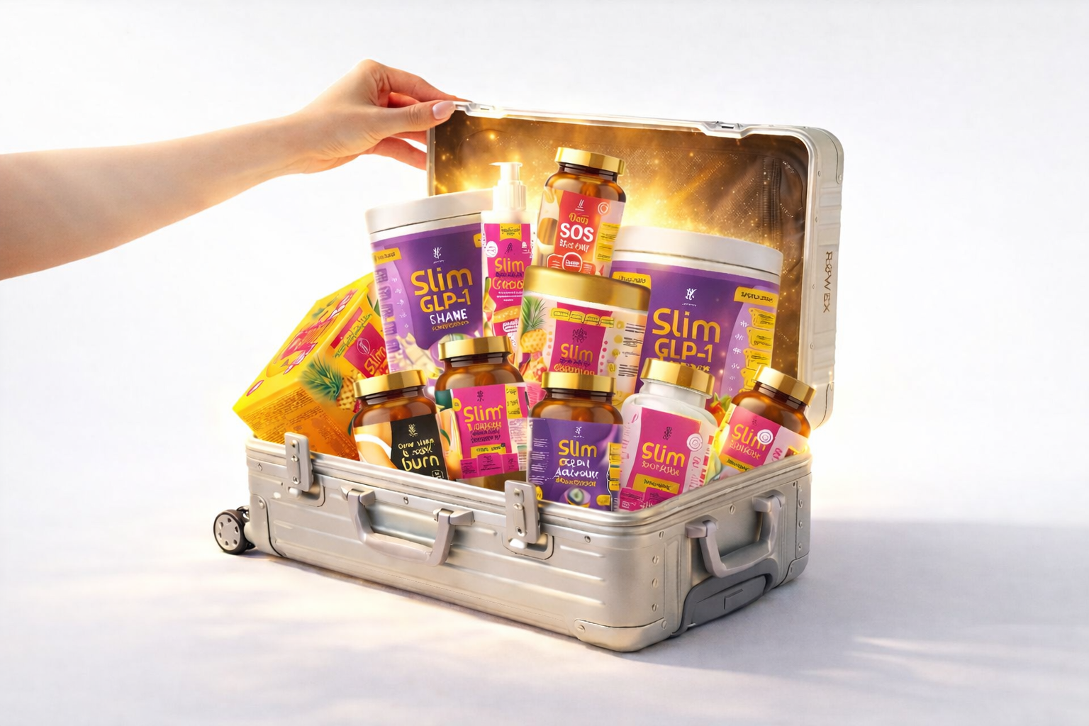 🍍Kaufe während der Rabatttage ein und gewinne einen Koffer voller Golden Life Produkte🍍