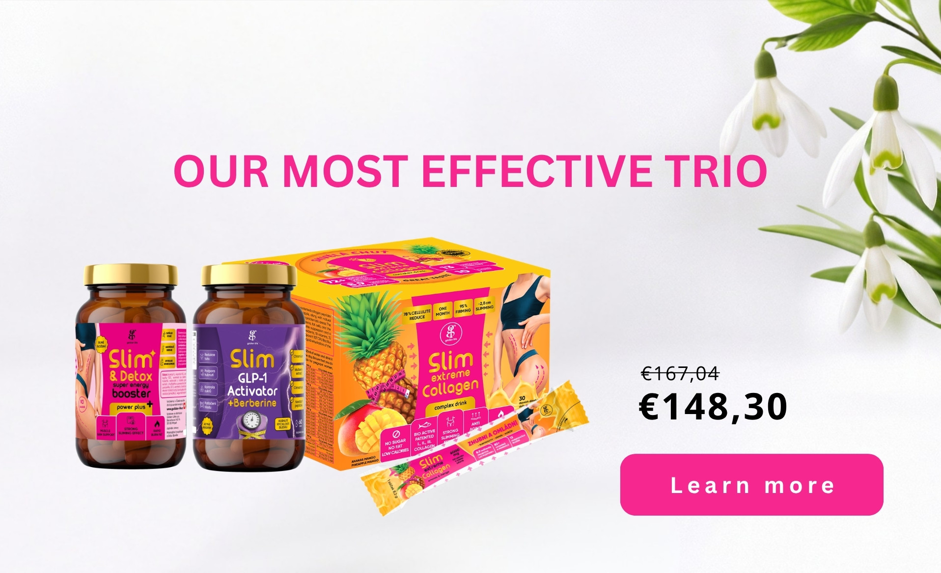 Hubnoucí Trio Box mango s GLP-1