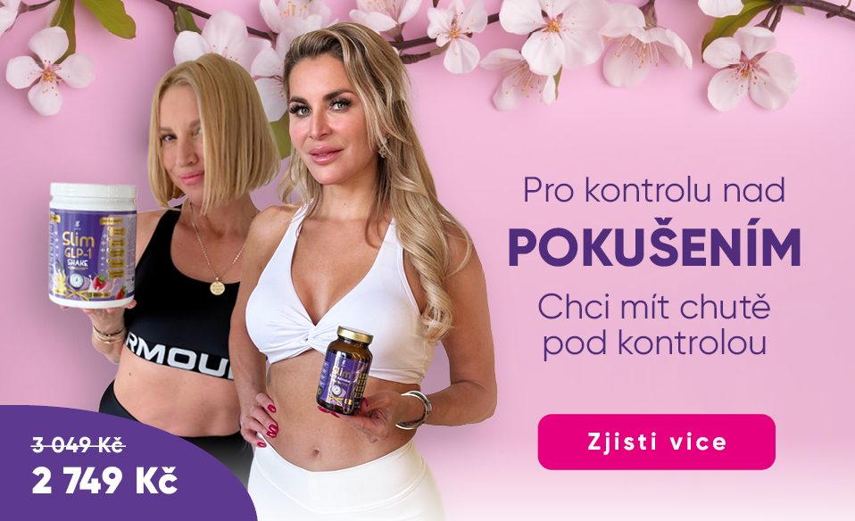 Slim GLP-1 Shake Duo s příchutí vanilka-jahoda