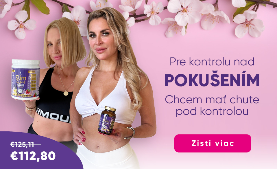 Slim GLP-1 Shaker Duo s príchuťou vanilka-jahoda