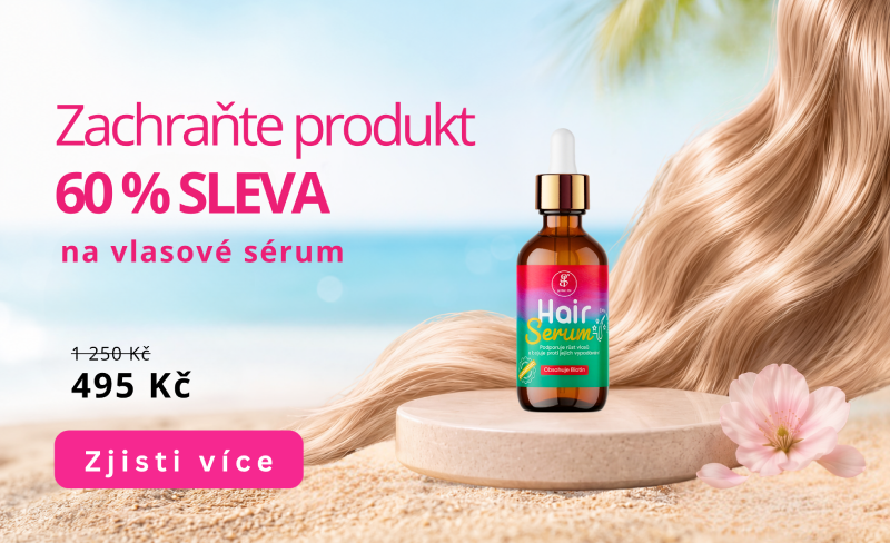 Zachraňte produkt - 60% sleva na Hair Serum