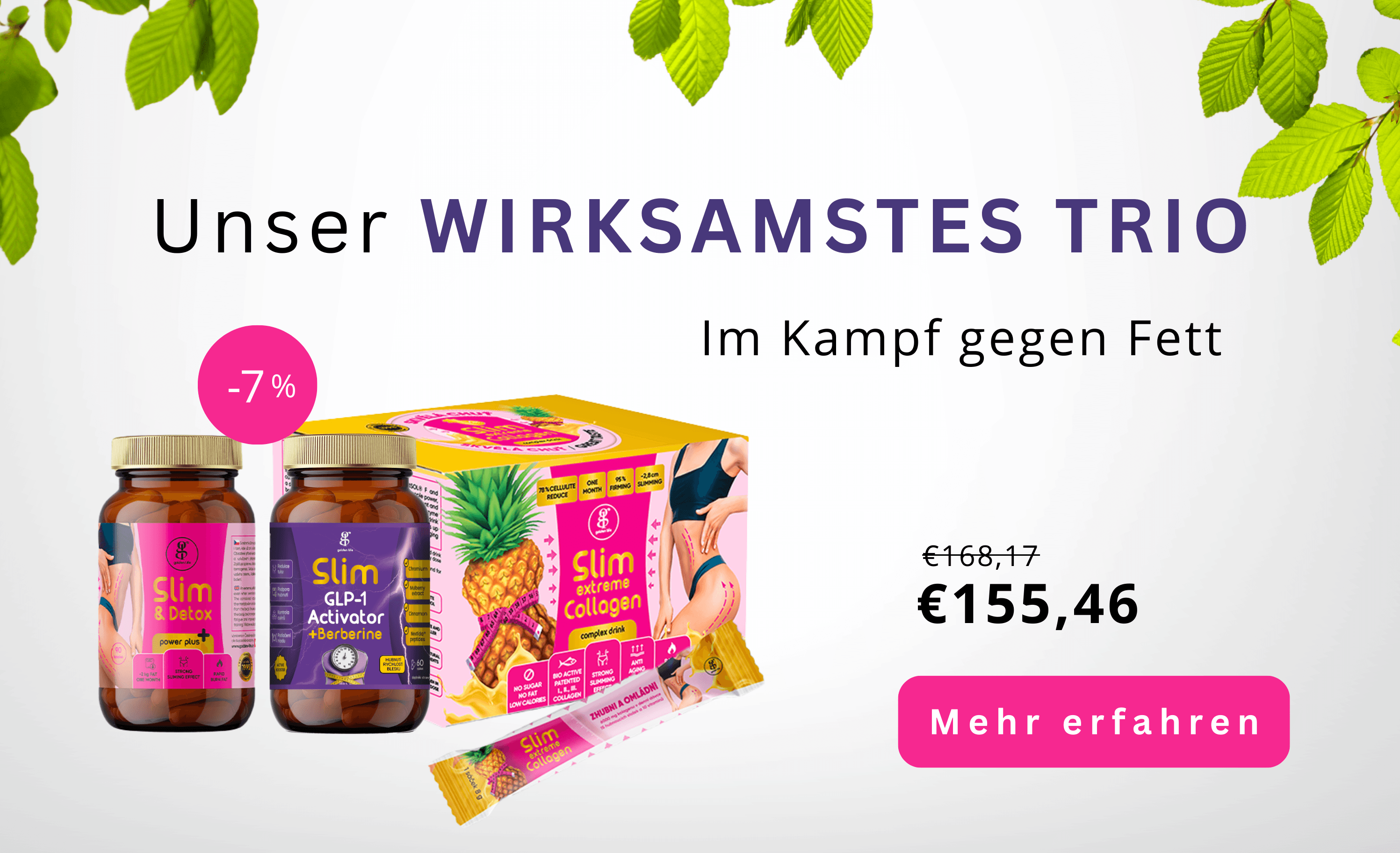 Hubnoucí Trio Box mango s GLP-1