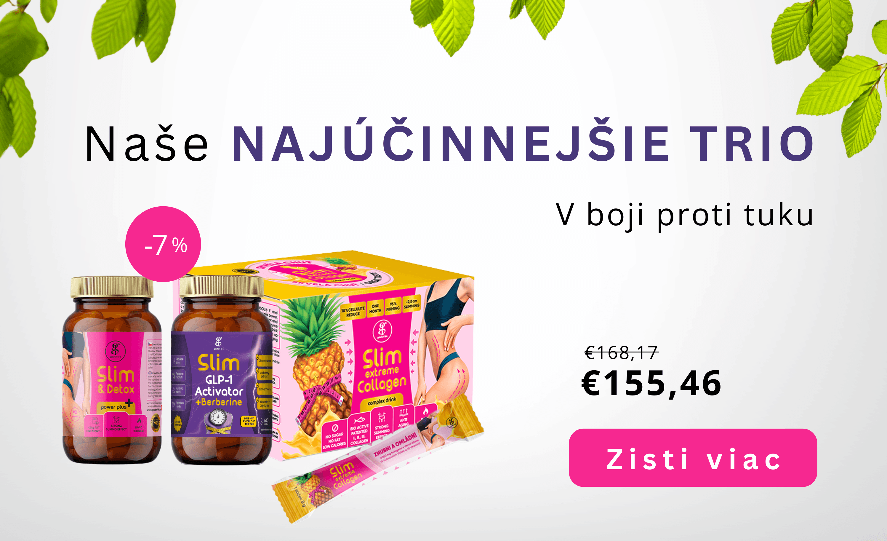 Hubnoucí Trio Box mango s GLP-1