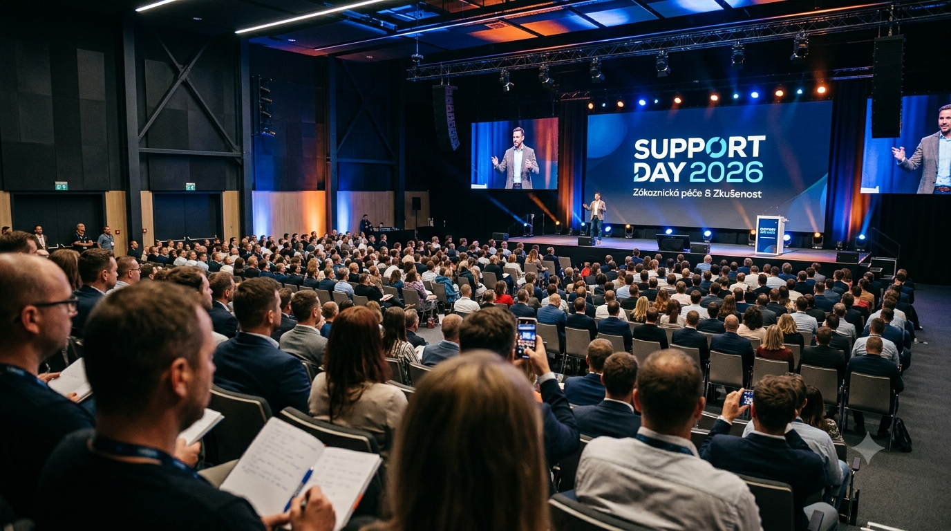 Atmosféra konference Support Day 2026 v Pardubicích