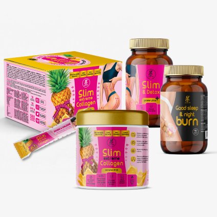 Slim collaggen box slim collagen doza Burn Slim&Detox