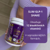 Slim GLP-1 Shake snack s príchuťou vanilky a jahôd