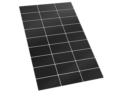 rectangular magnetic sheet self adhesive 30x60mm