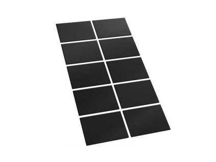 rectangular magnetic sheet self adhesive 50x75mm