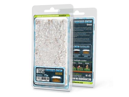 shrubs tufts 6mm frosted snow beige