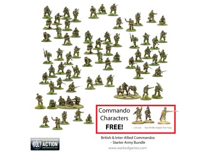 British & Inter-Allied Commandos – Starter Army Bundle