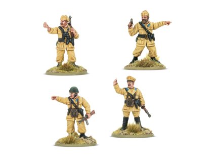 Italian Paracadutisti platoon commanders