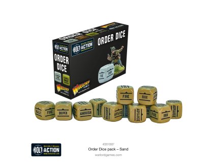 Bolt Action: Orders Dice Pack - Sand