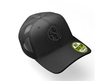 gsw black trucker cap