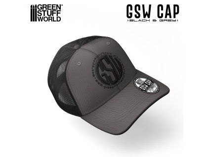 gsw grey black trucker cap (4)