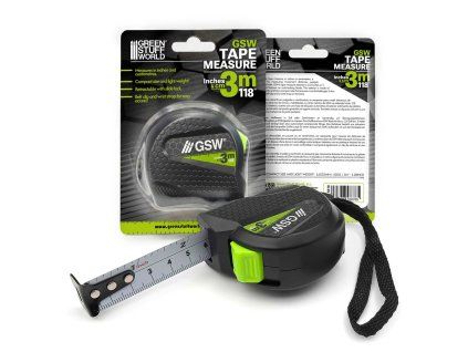 gsw tape measure centimeters and inches