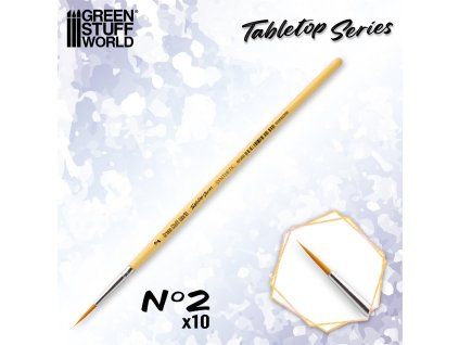 tabletop series synthetic brush set 2 pack of 10