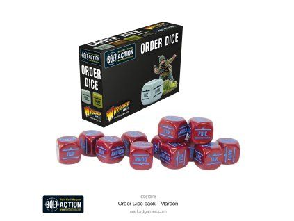 402610015 Bolt Action Order Dice pack Maroon1