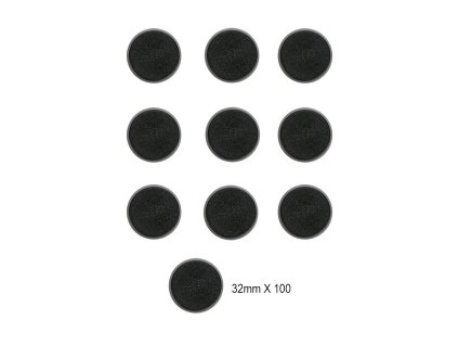 99229999140 Citadel32mmroundBaseSet100Pack