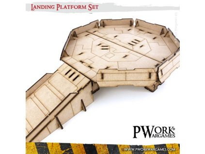 mdf terrain scenery landing platform