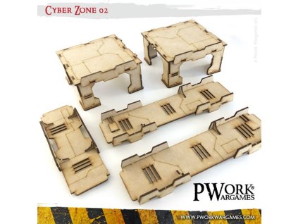 cyber zone 02 mdf terrain scenery