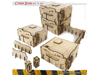 cyber zone 0101 mdf terrain scenery