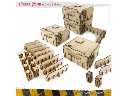 cyber zone 010103 mdf terrain scenery