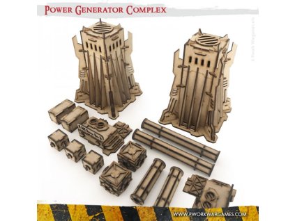 power generator complex mdf terrain scenery