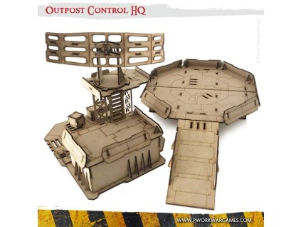 outpost control hq mdf terrain scenery