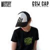 gsw white black square trucker cap (3)