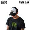 gsw white black square trucker cap (2)