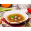 Rinderbrühesuppe mit Leberknödeln