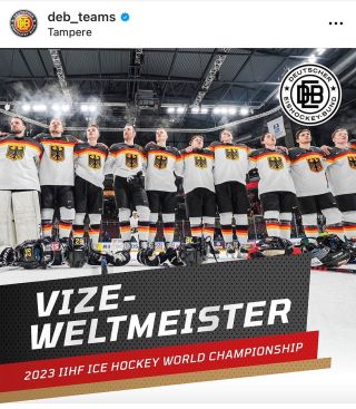 Wir gratulieren der deutschen Eishockeymannschaft zu den großartigen Silbermedaillen 🥈👏🏼❤️ . . . #nationalmannschaft🇩🇪...
