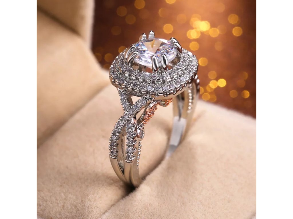 Stříbrný Prsten 925 Royal Dubai
