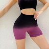 Push up Fitness Kraťasy Ombre - fialová