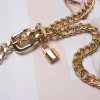 Řetězový pásek Buckle chain Gold