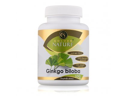 Golden Nature Ginkgo Biloba extrakt 50:1 60mg 100 cps.