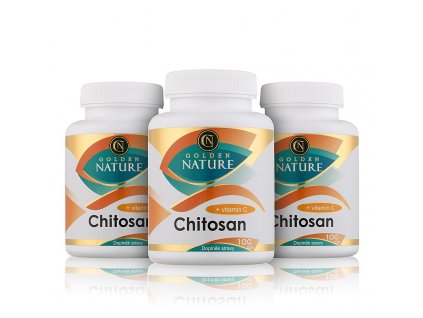 2+1 Golden Nature Chitosan + Vitamin C 300 cps.