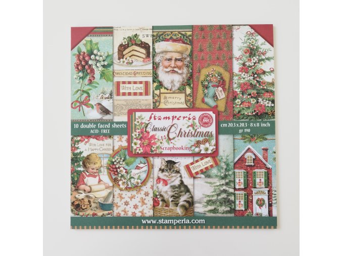 Stamperia - Christmas Classic 20x20cm