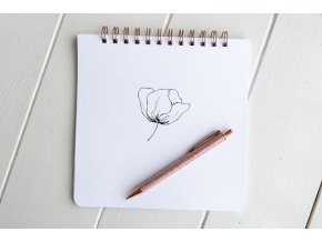 Propiska glitter rose gold