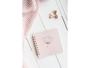 Zápisník  Rose Gold Parfume