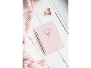 Zápisník Rose Gold Parfume