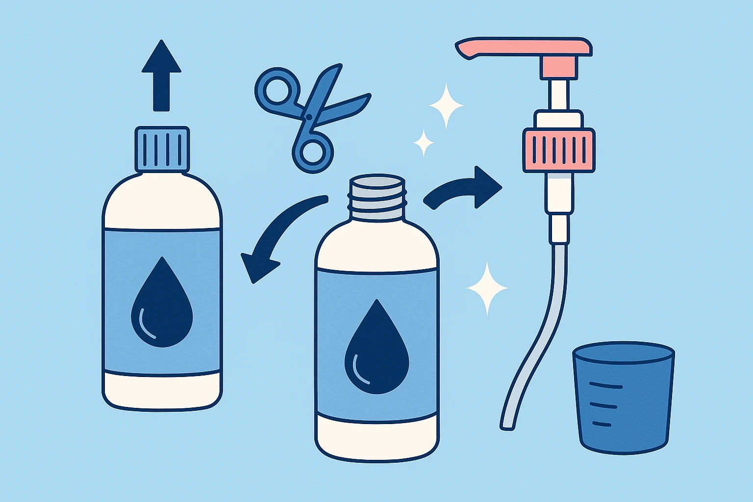 Jak nasadit dávkovací pumpičku