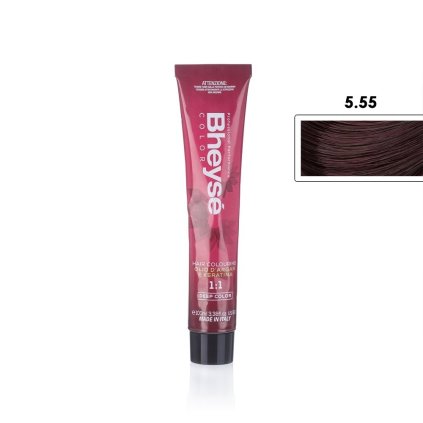 Bheysé barva 100 ml, #5.55 Light brown intense red