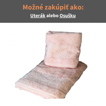 Bambusový uterák - osuška Staroružová