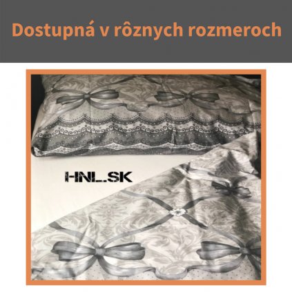 176 DeLuxe Mašľa sivá