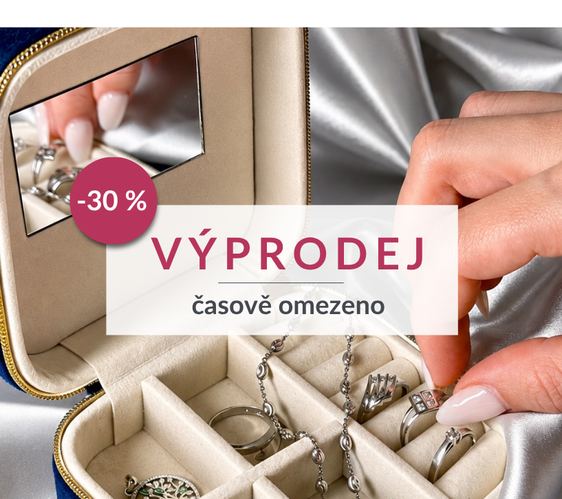 Výprodej stříbrných prstenů -30 mobil