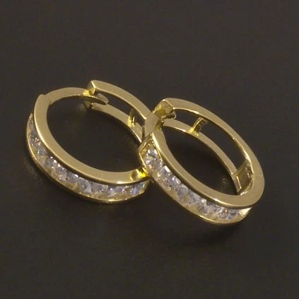 Drobné dětské zlaté kroužky bílé