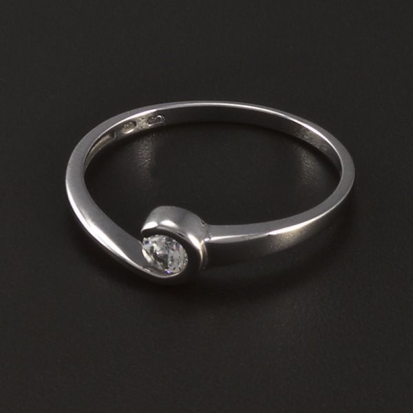 Goldpoint Stříbrný prsten se zirkonem Velikost: 52