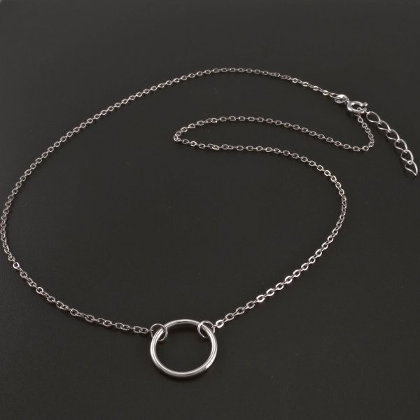 Goldpoint Stříbrný náhrdelník s kolečkem Váha: 2.30 g, Délka: 42-45 cm
